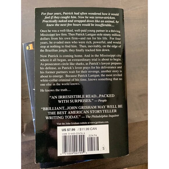John Grisham Paperback Book Bundle Broker Partner Street Lawyer - Picture 3 of 4